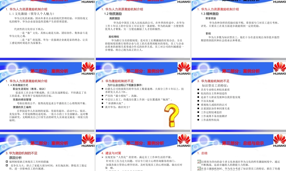 华为员工激励分析 24P.ppt