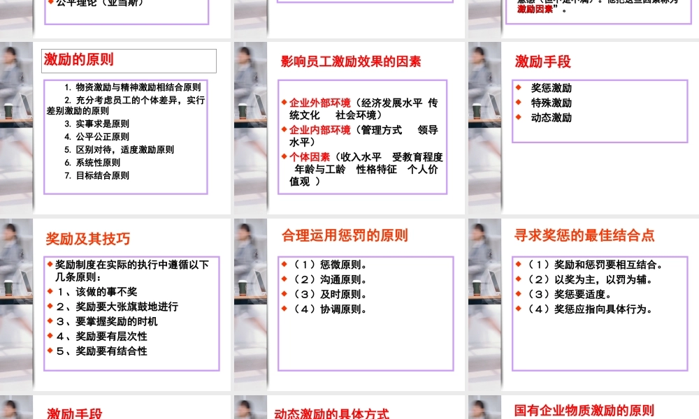 员工激励类型与模式 36P.ppt