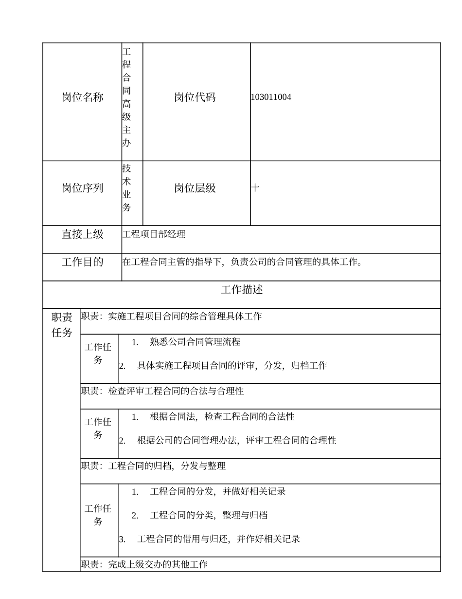 103011004 工程合同高级主办.doc_第1页