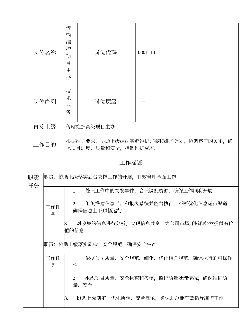 103011145 传输维护项目主办.doc_第1页
