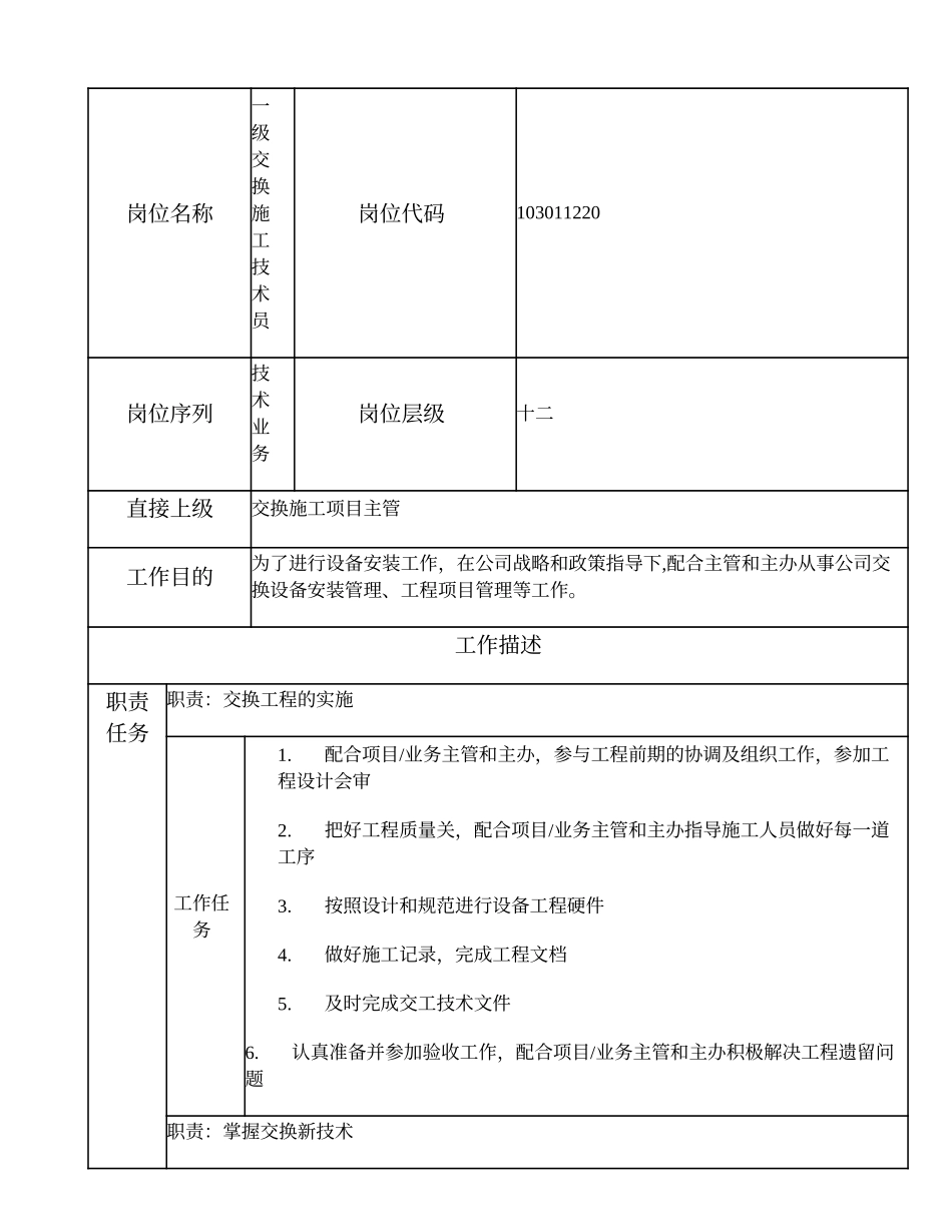 103011220 一级交换施工技术员.doc_第1页