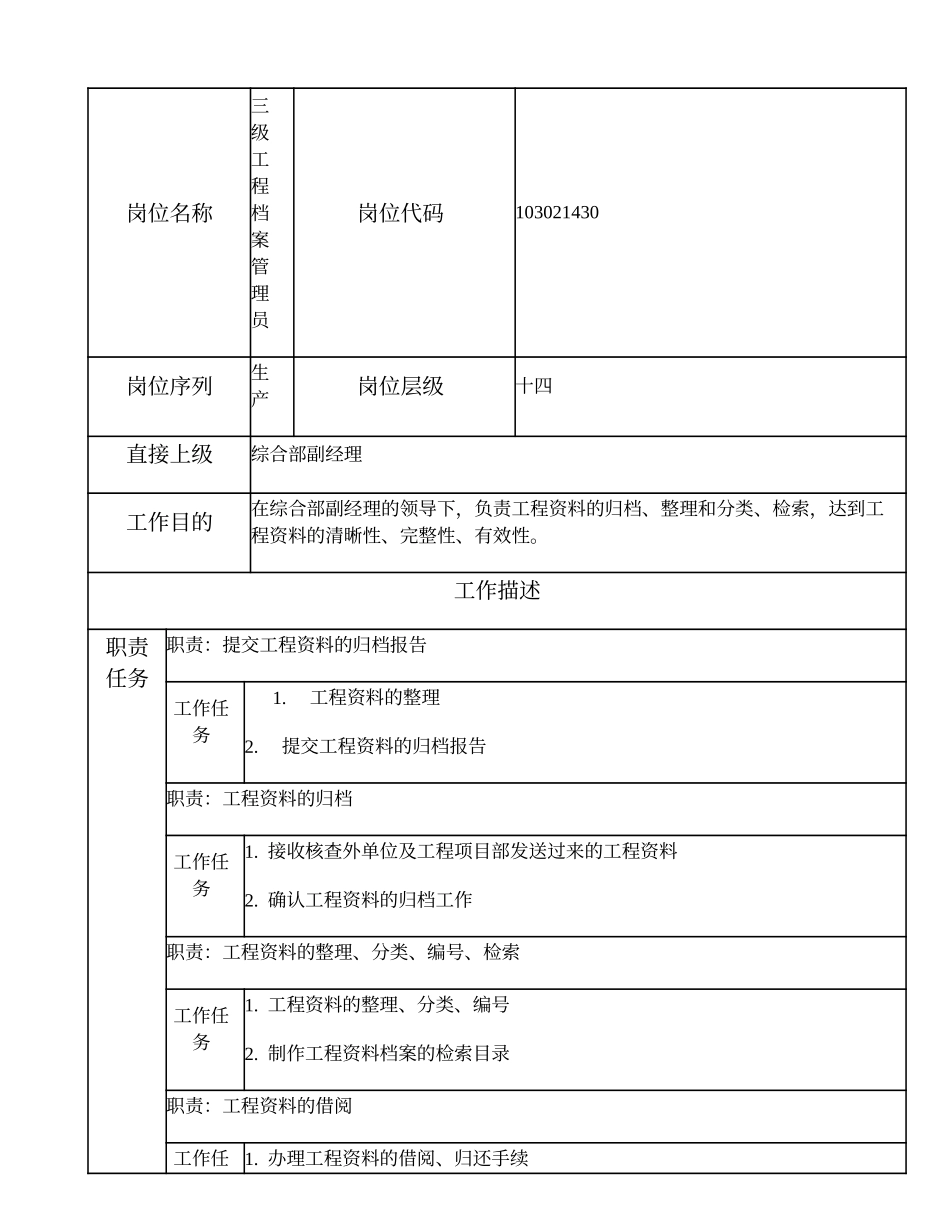 103021430 三级工程档案管理员.doc_第1页