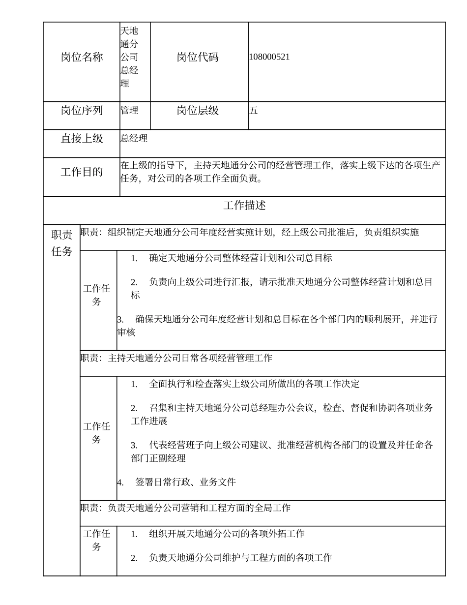108000521 天地通分公司总经理.doc_第1页