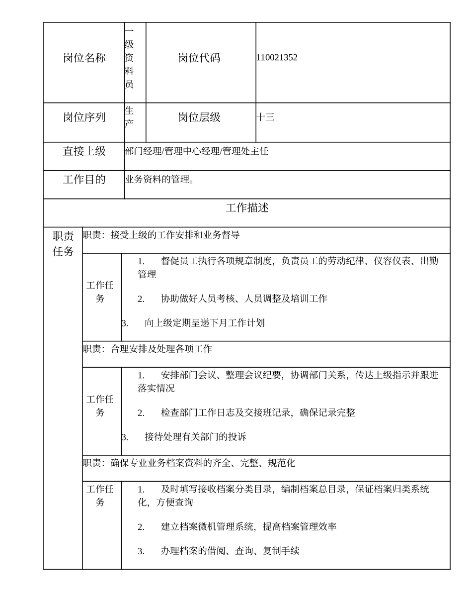 110021352 一级资料员.doc_第1页