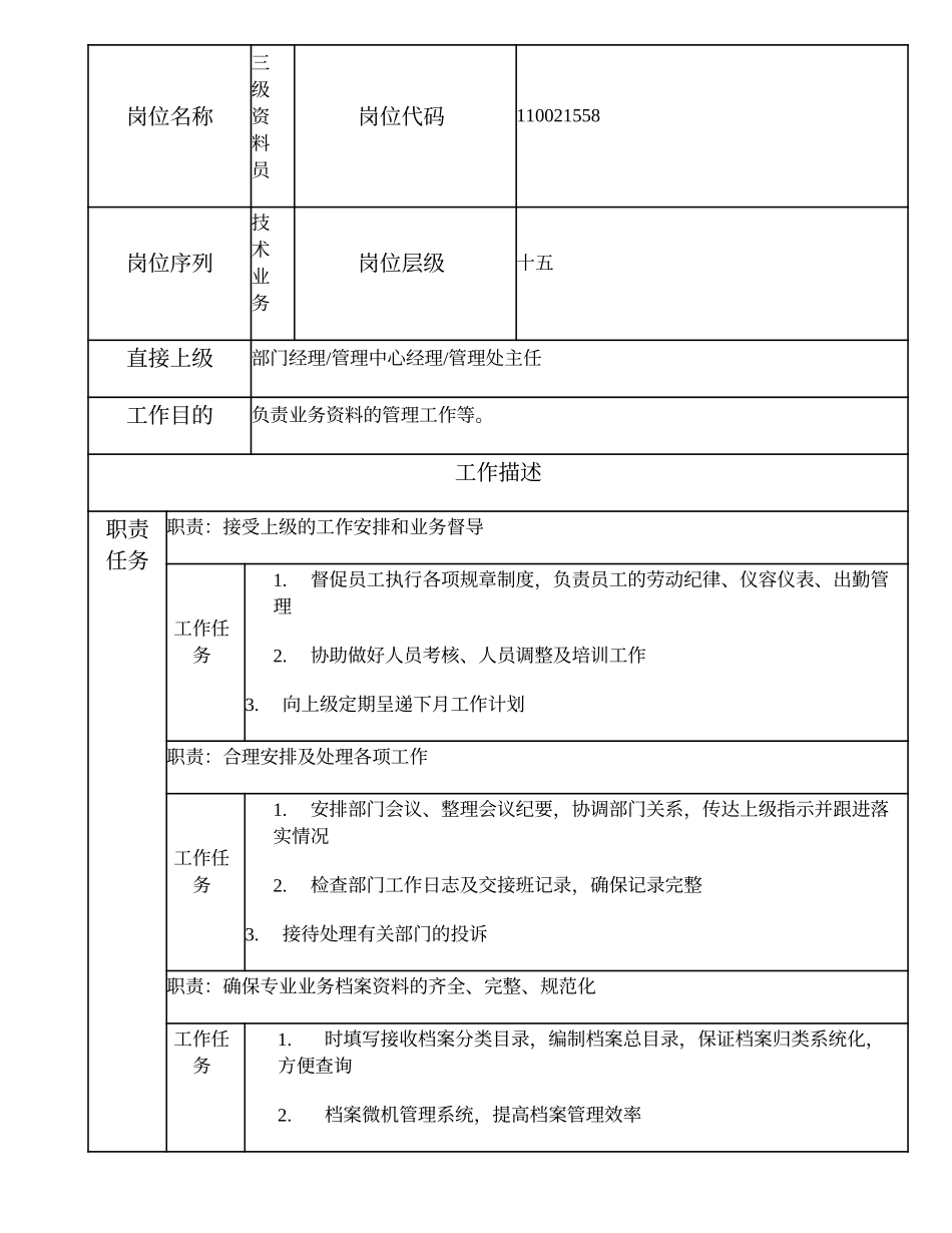 110021558 三级资料员.doc_第1页