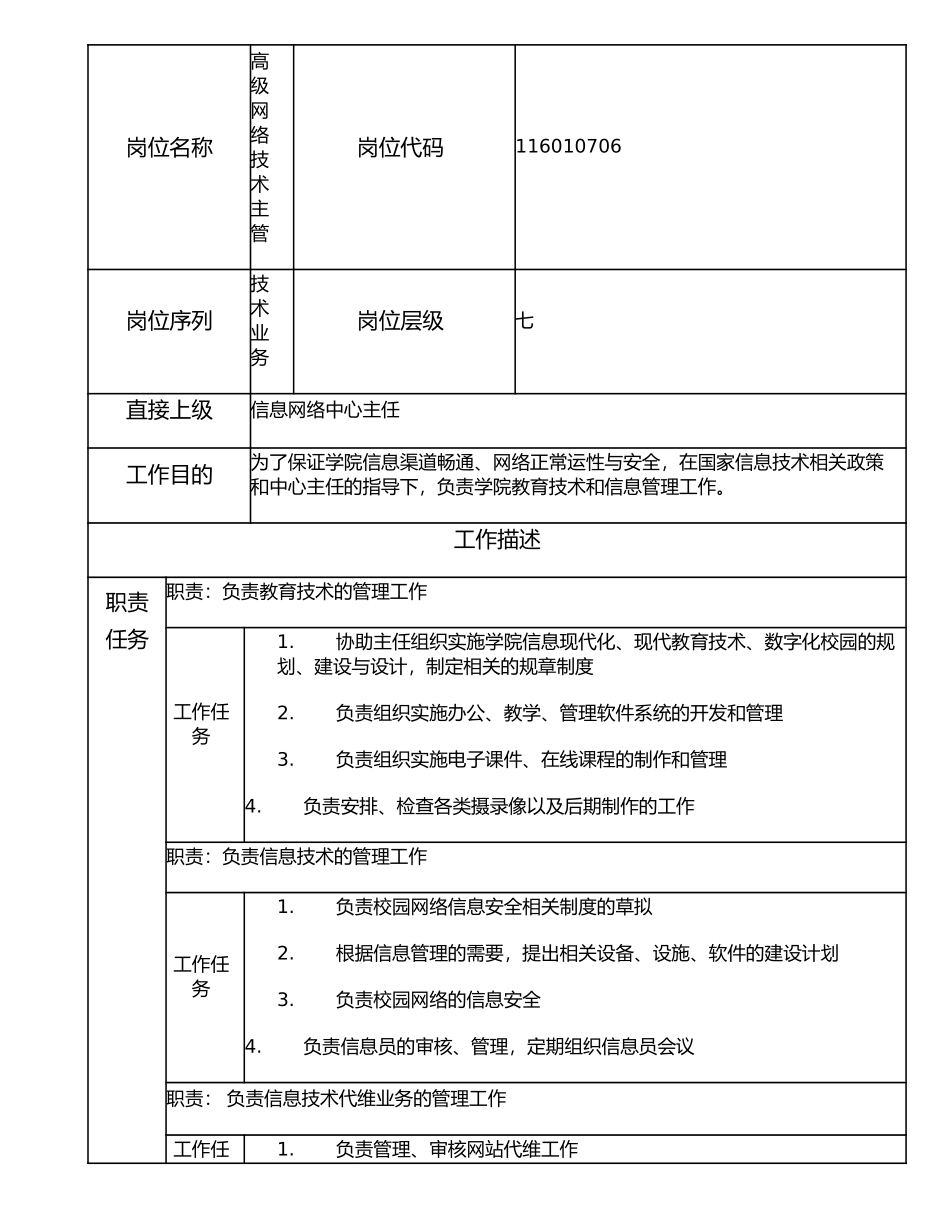 116010706 高级网络技术主管.doc_第1页
