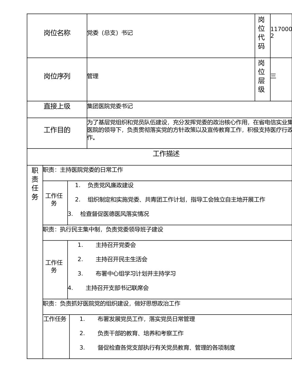 117000302 党委（总支）书记.doc_第1页