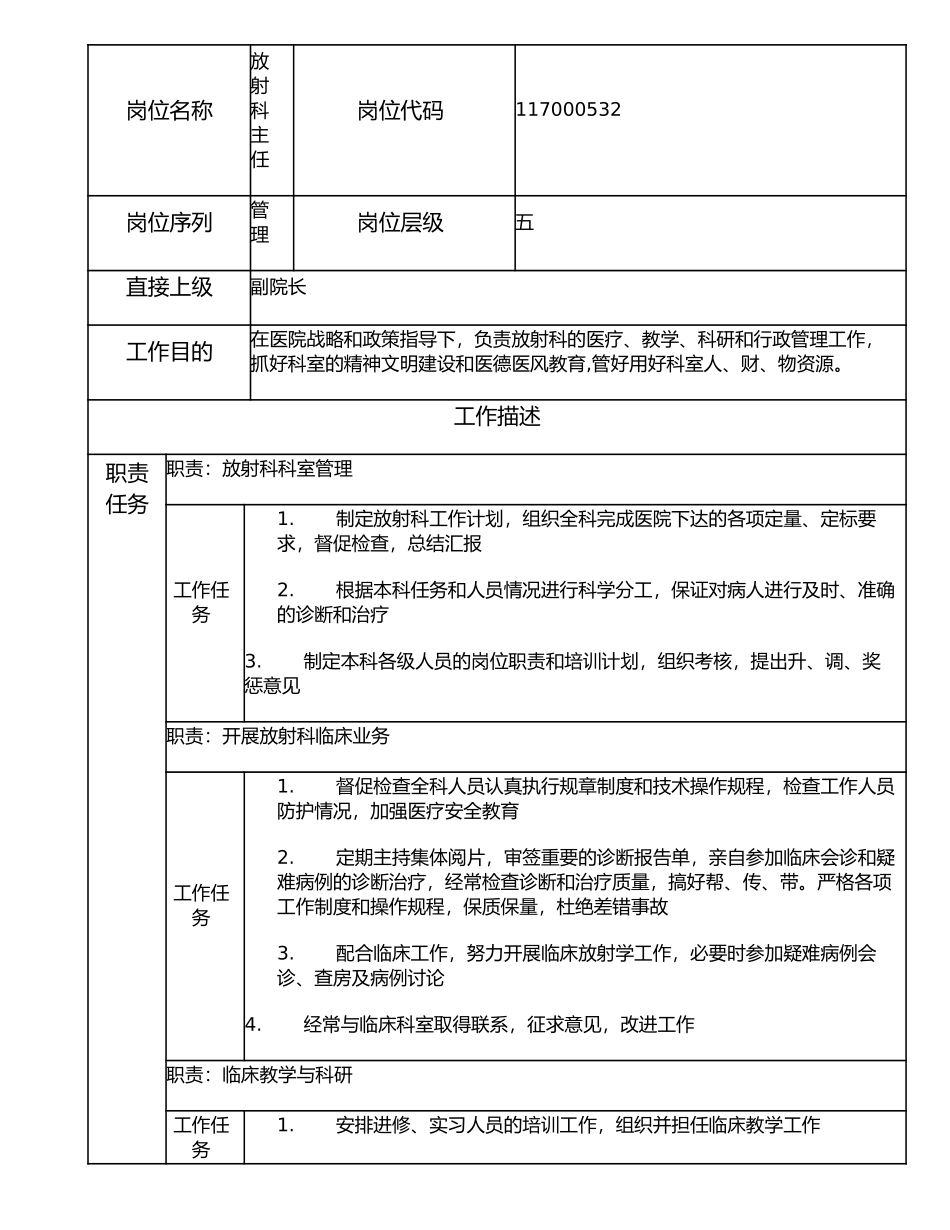 117000532 放射科主任.doc_第1页