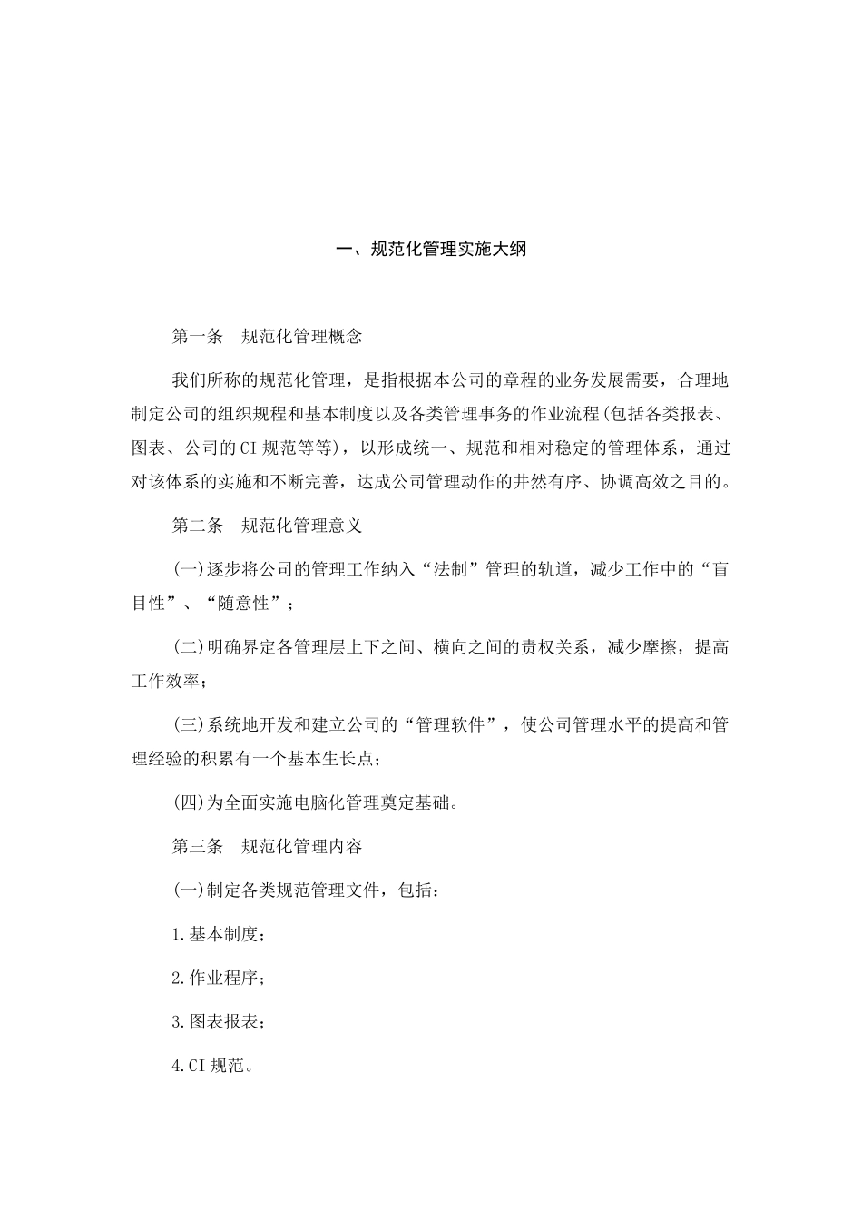 CI系统规范化管理规范化管理实施大纲.doc_第1页