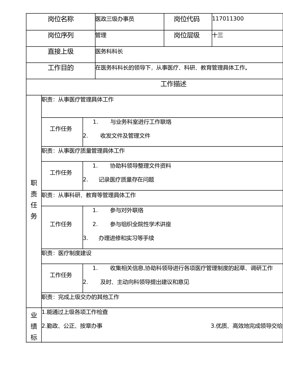 117011300 医政三级办事员.doc_第1页