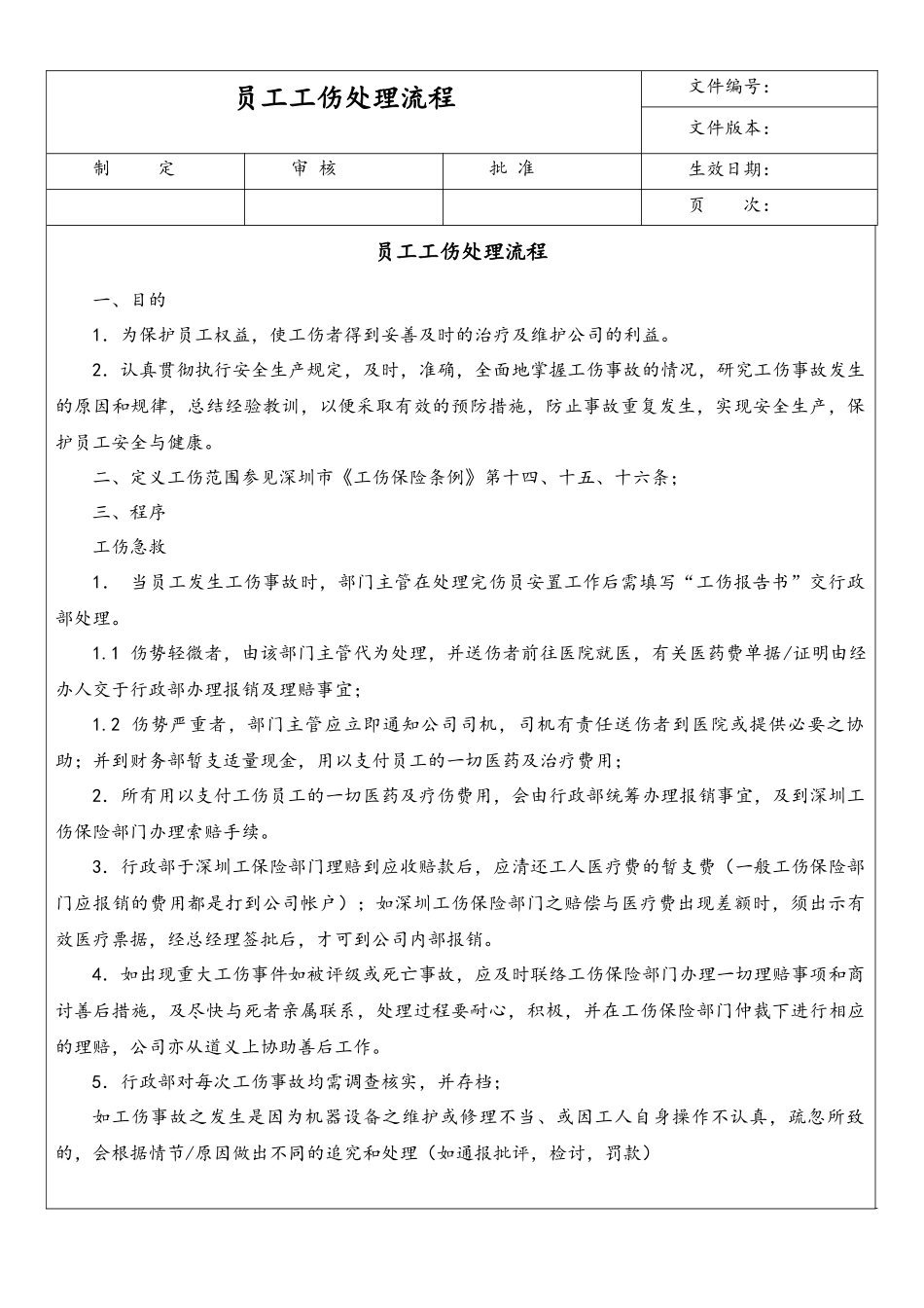 XX集团_工伤处理流程.docx_第1页
