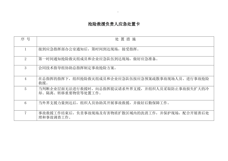 安全生产应急处置卡模板（化工岗位）.docx_第2页
