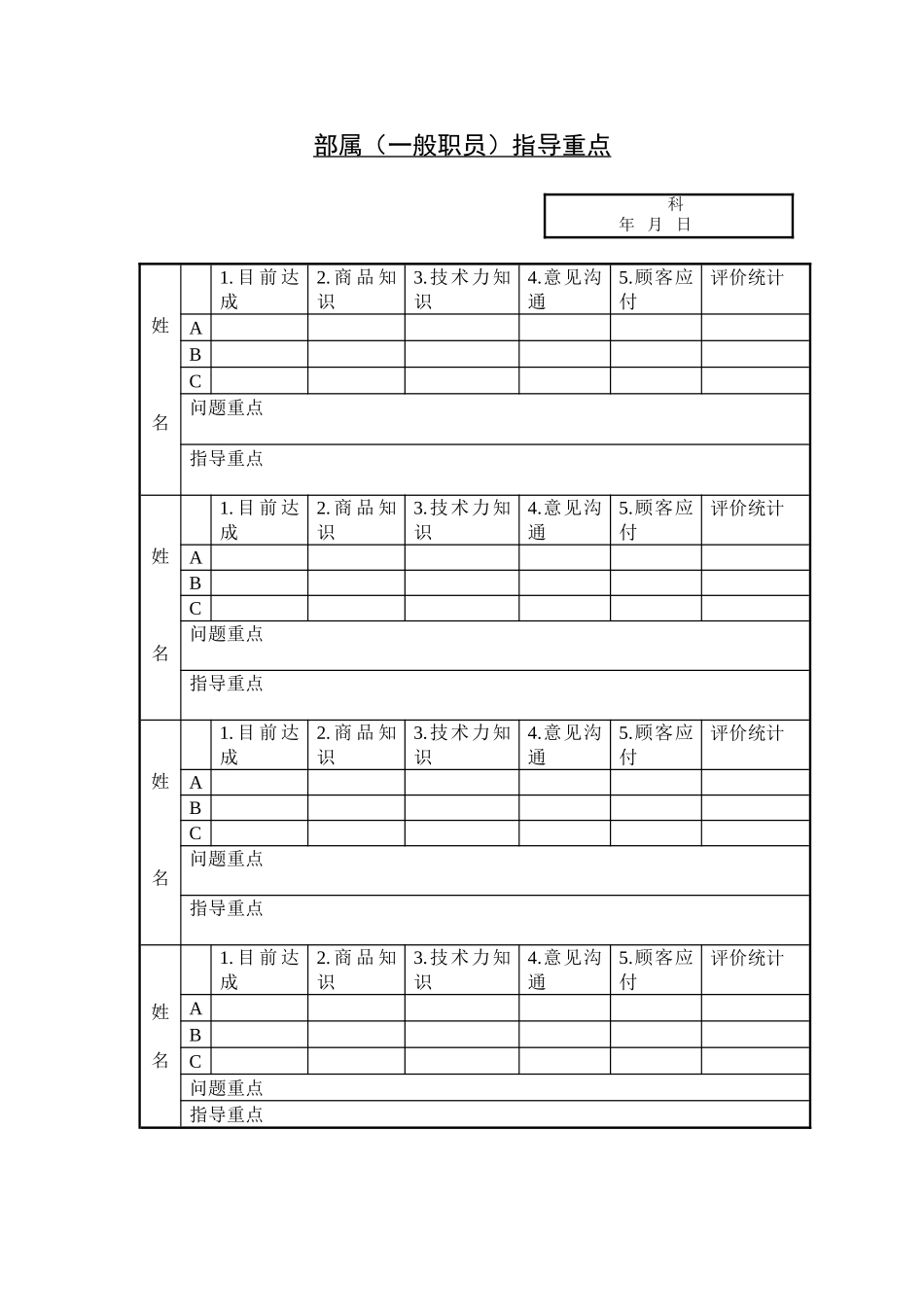 部属（一般职员）指导重点.doc_第1页