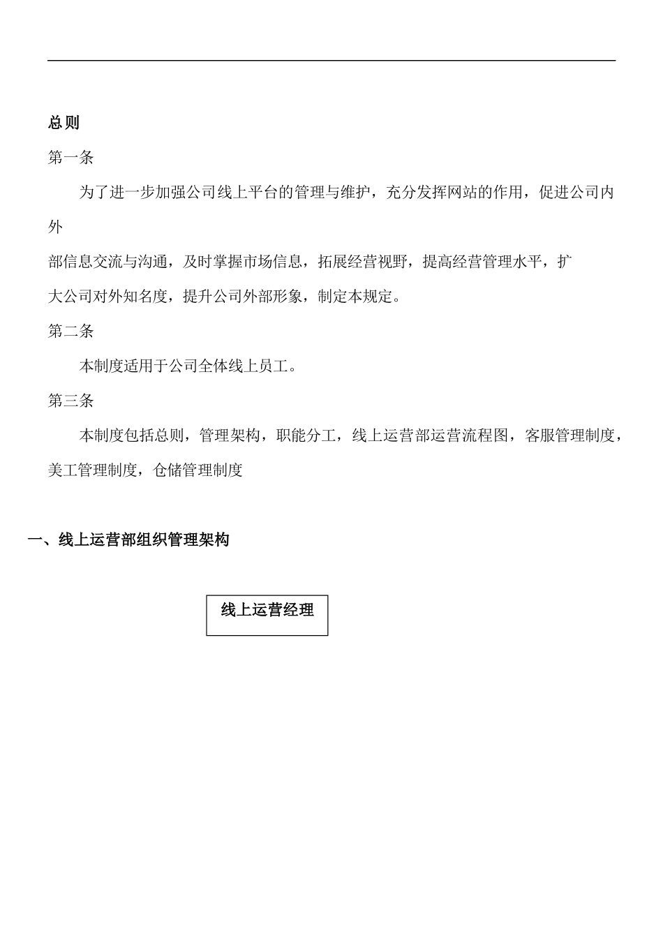 电商线上运营部门制度.docx_第2页