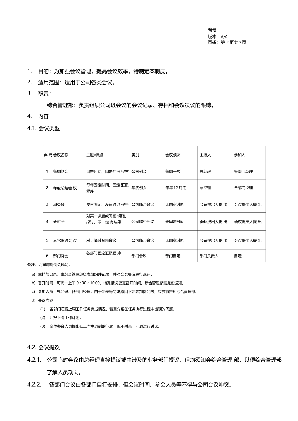 房地产公司会议管理制度.doc_第2页