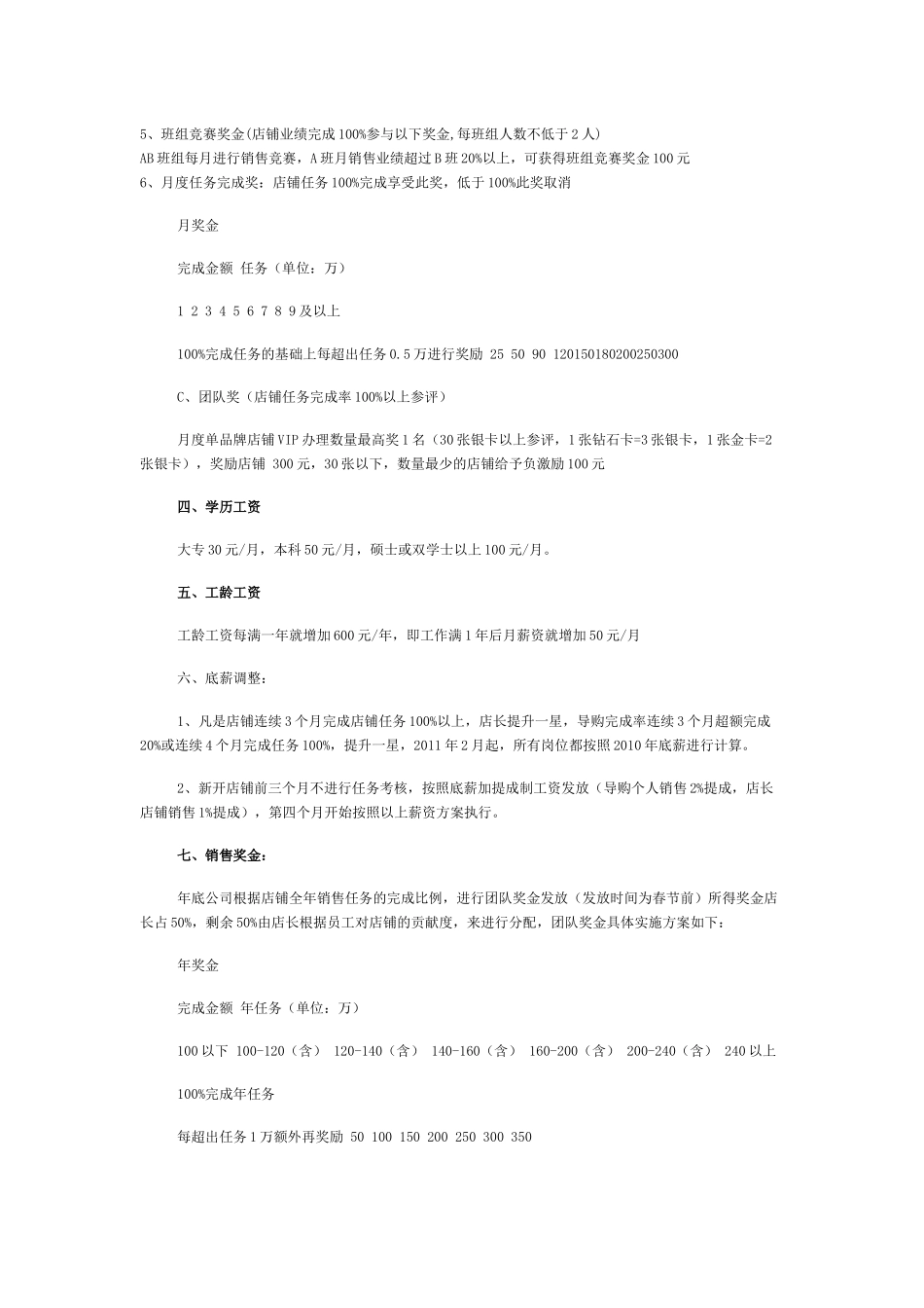 服装店员工薪资奖励制度.docx_第3页