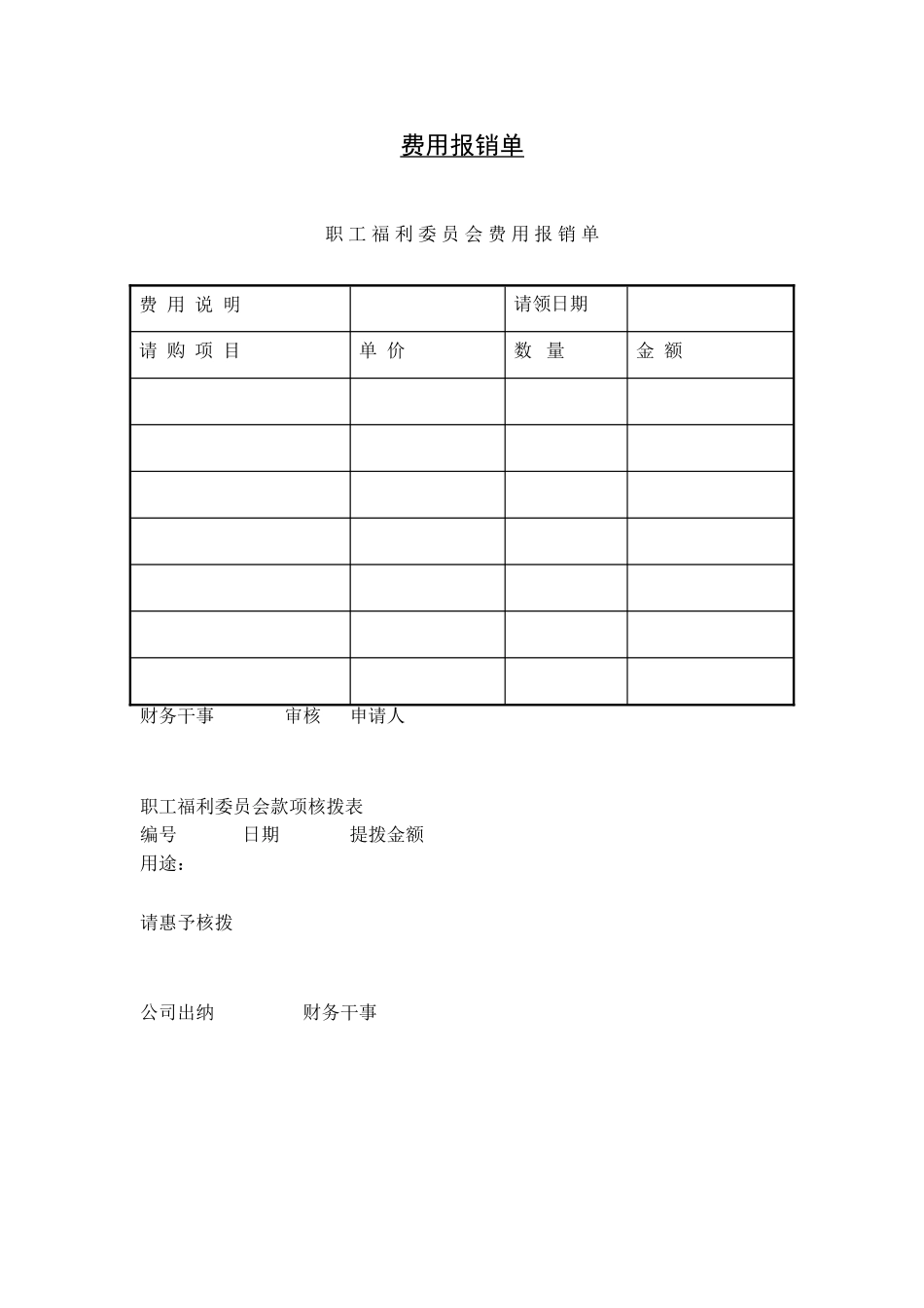 费用报销单.doc_第1页