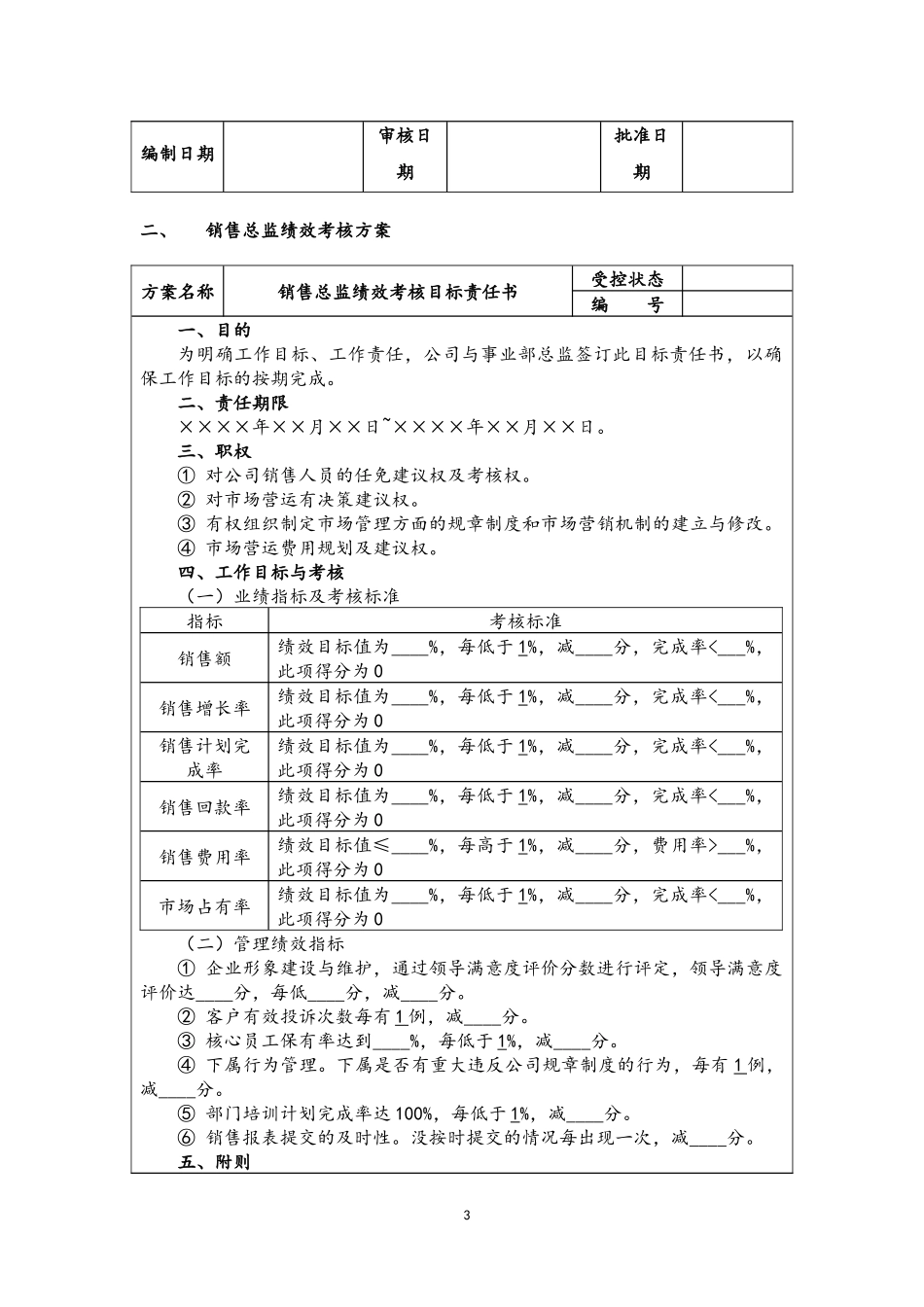 14-高层管理人员绩效考核方案 (2).docx_第3页