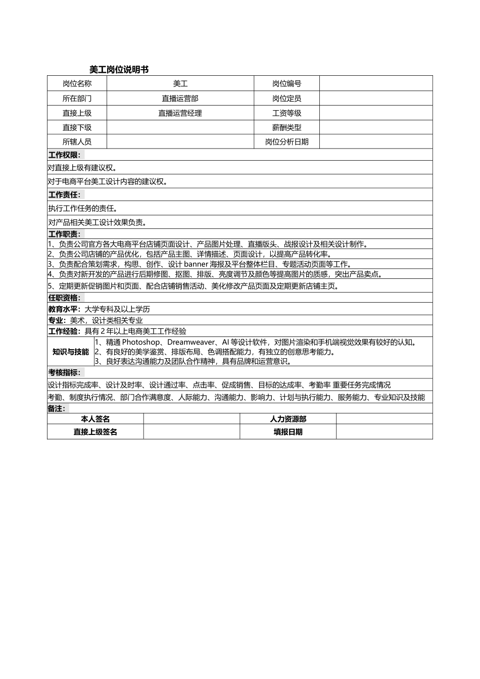 14-01美工岗位说明书.docx_第1页