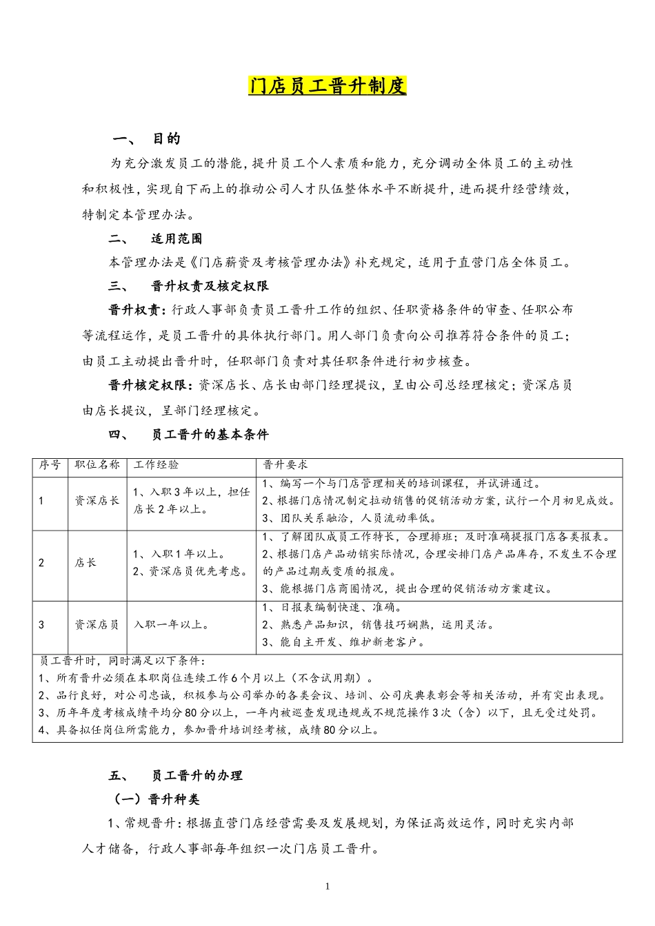 42-员工晋升管理办法.doc_第1页