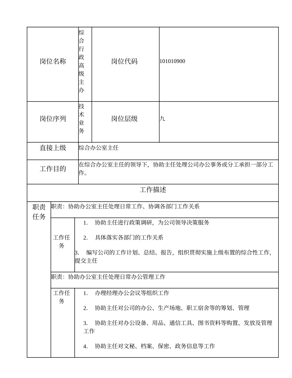101010900 综合行政高级主办.doc_第1页