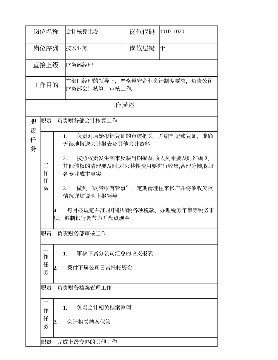 101011020 会计核算主办 (2).doc_第1页