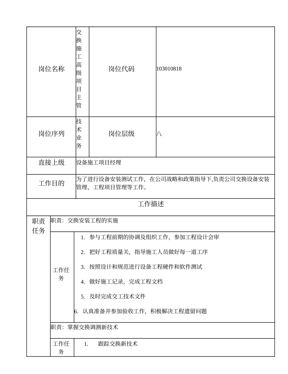 103010818 交换施工高级项目主管.doc_第1页