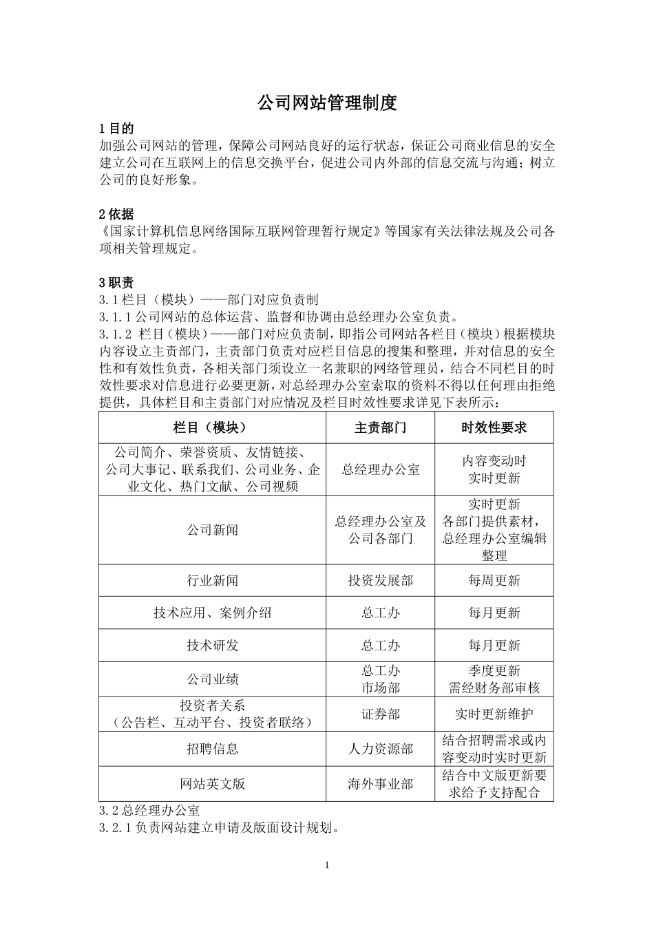 公司网站管理制度.doc_第1页