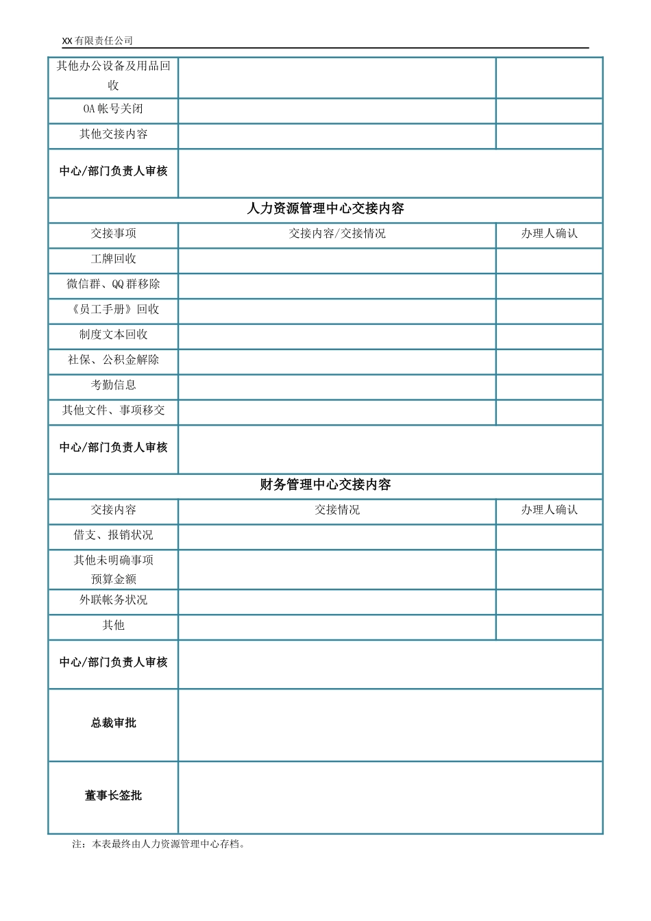 离职交接表.docx_第2页
