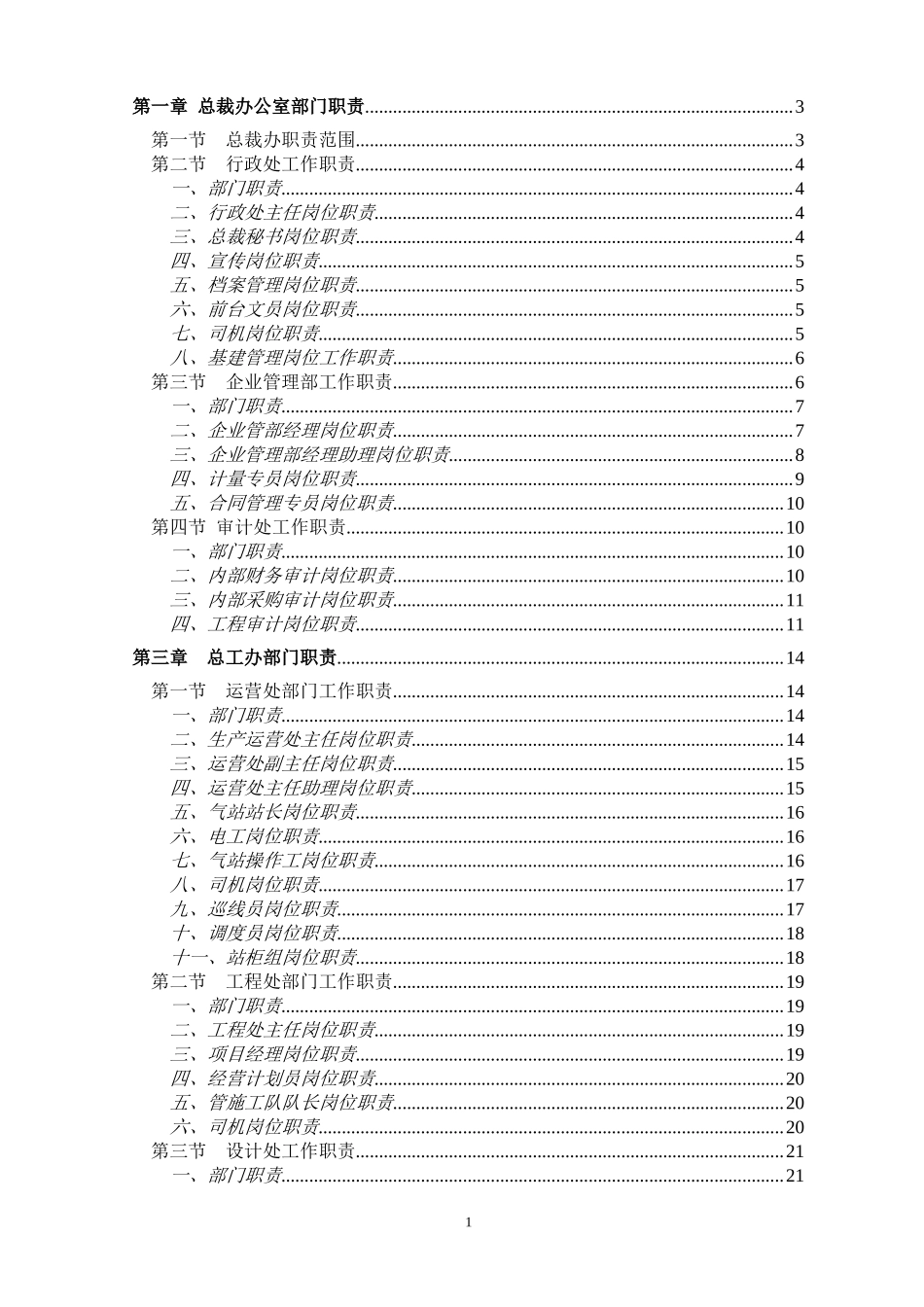 某燃气公司员工岗位职责汇编(39页).doc_第2页