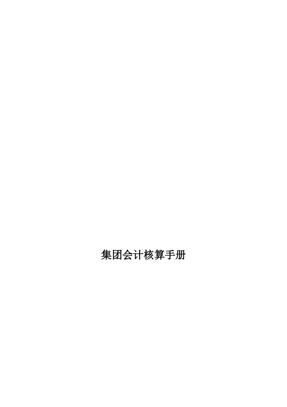 09 -集团会计核算手册.doc_第1页