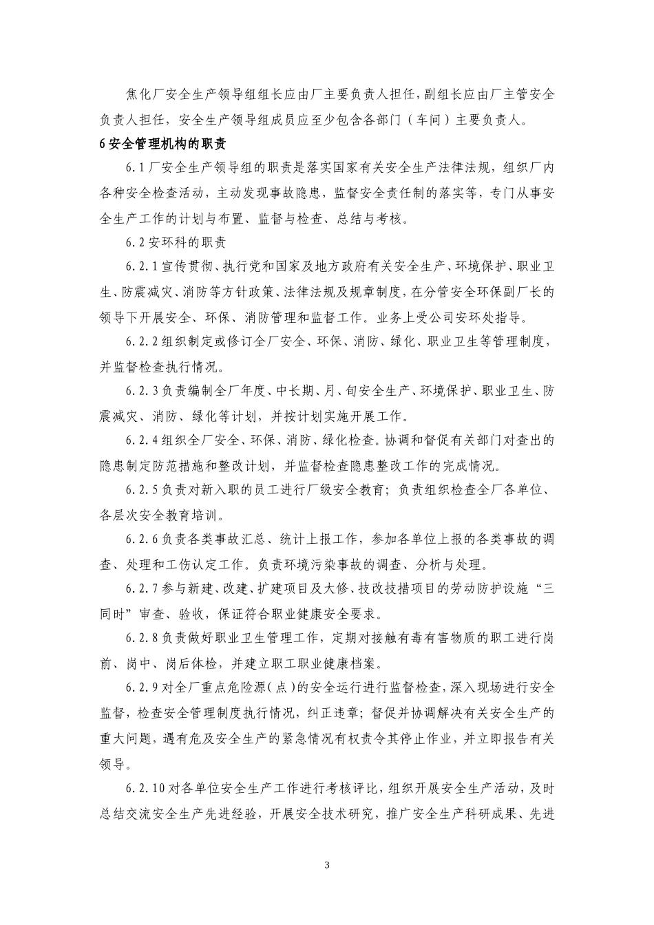 焦化厂安全管理制度汇编.doc_第3页