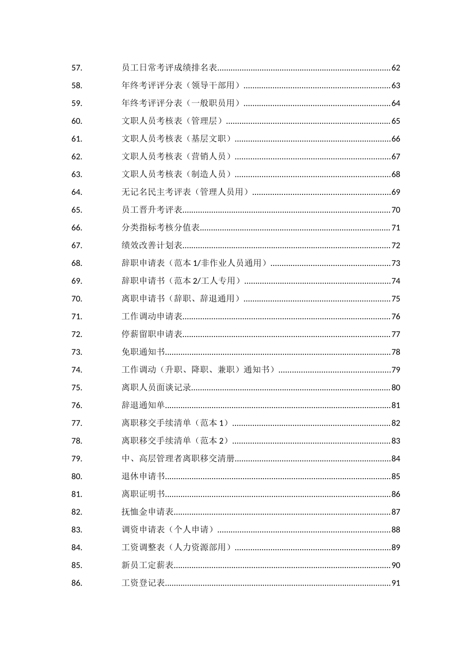 【人力资源SOP】人力资源部行政人事表格大全(125页).doc_第3页