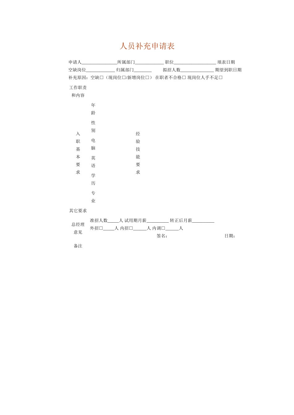 人员补充申请表.doc_第1页