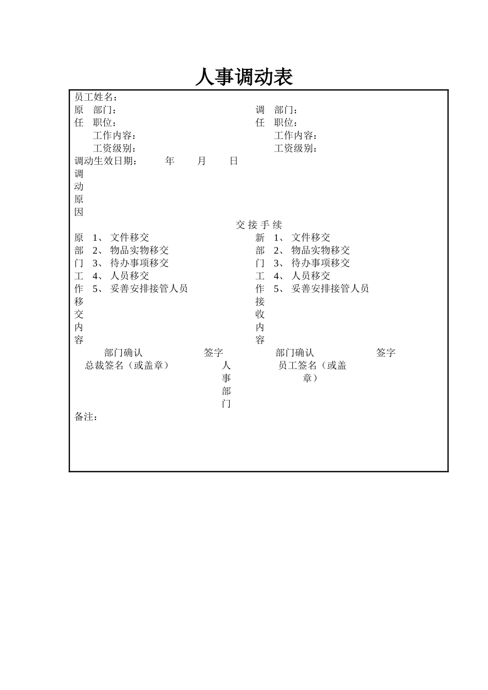 人事调动表.doc_第1页