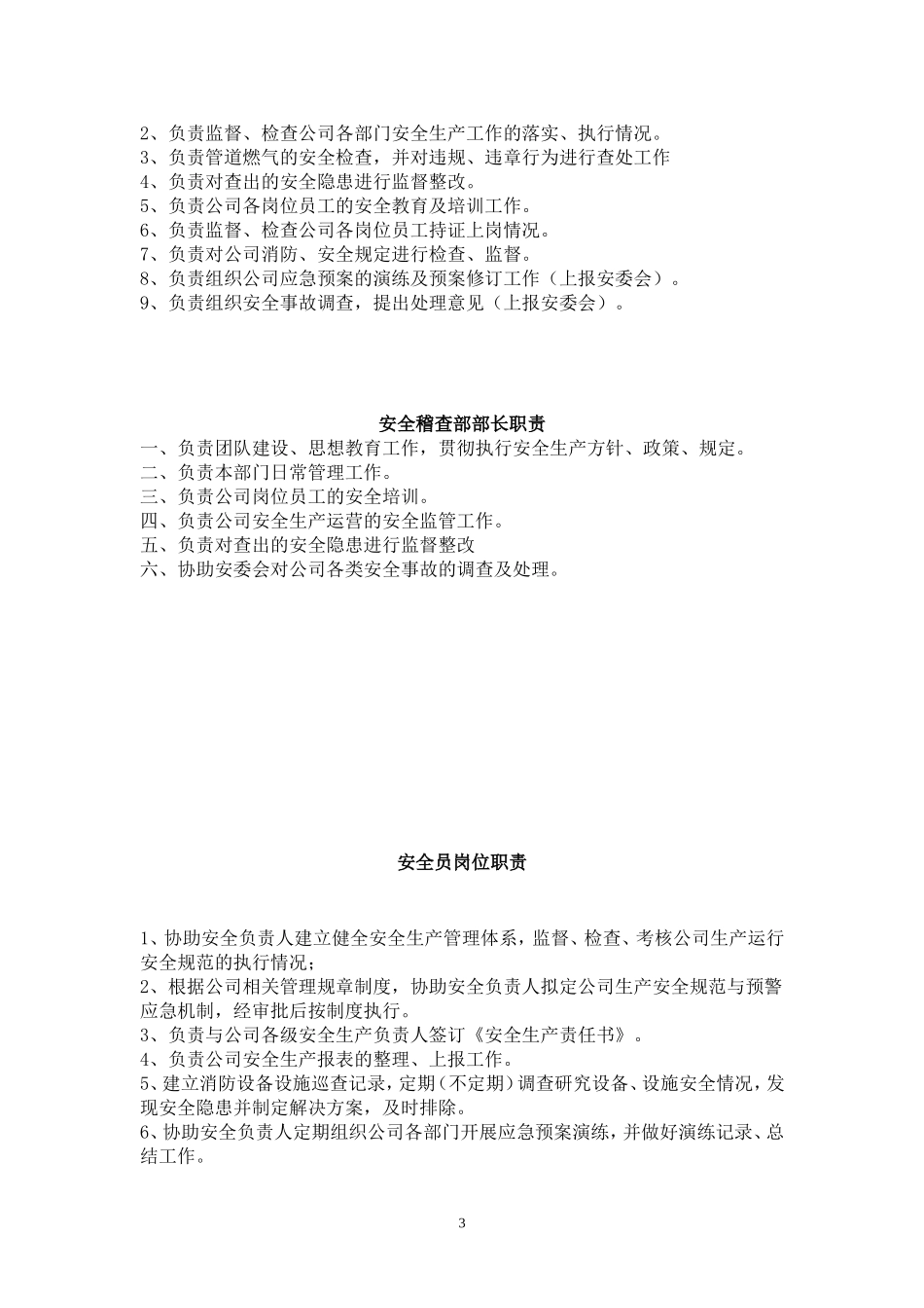 燃气公司安全稽查部制度汇编.doc_第3页