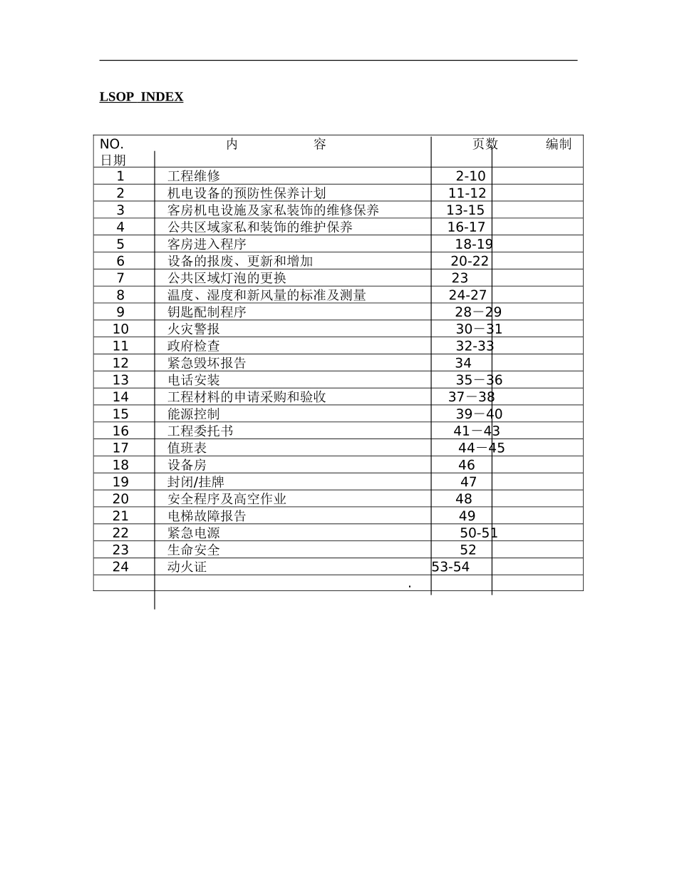 万豪酒店工程部标准操作章程.doc_第3页