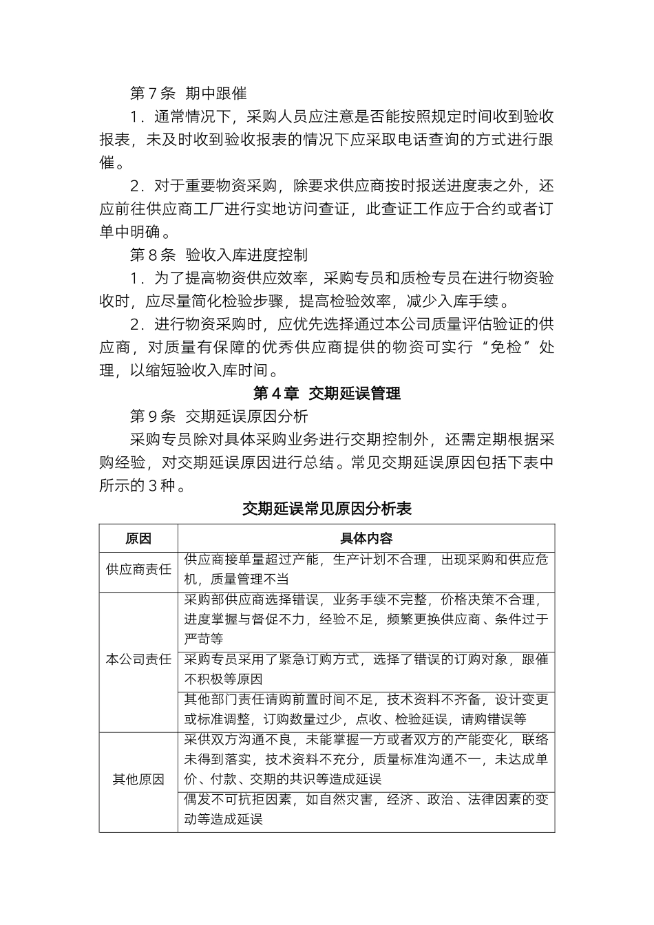 物流公司采购交期控制制度.docx_第2页