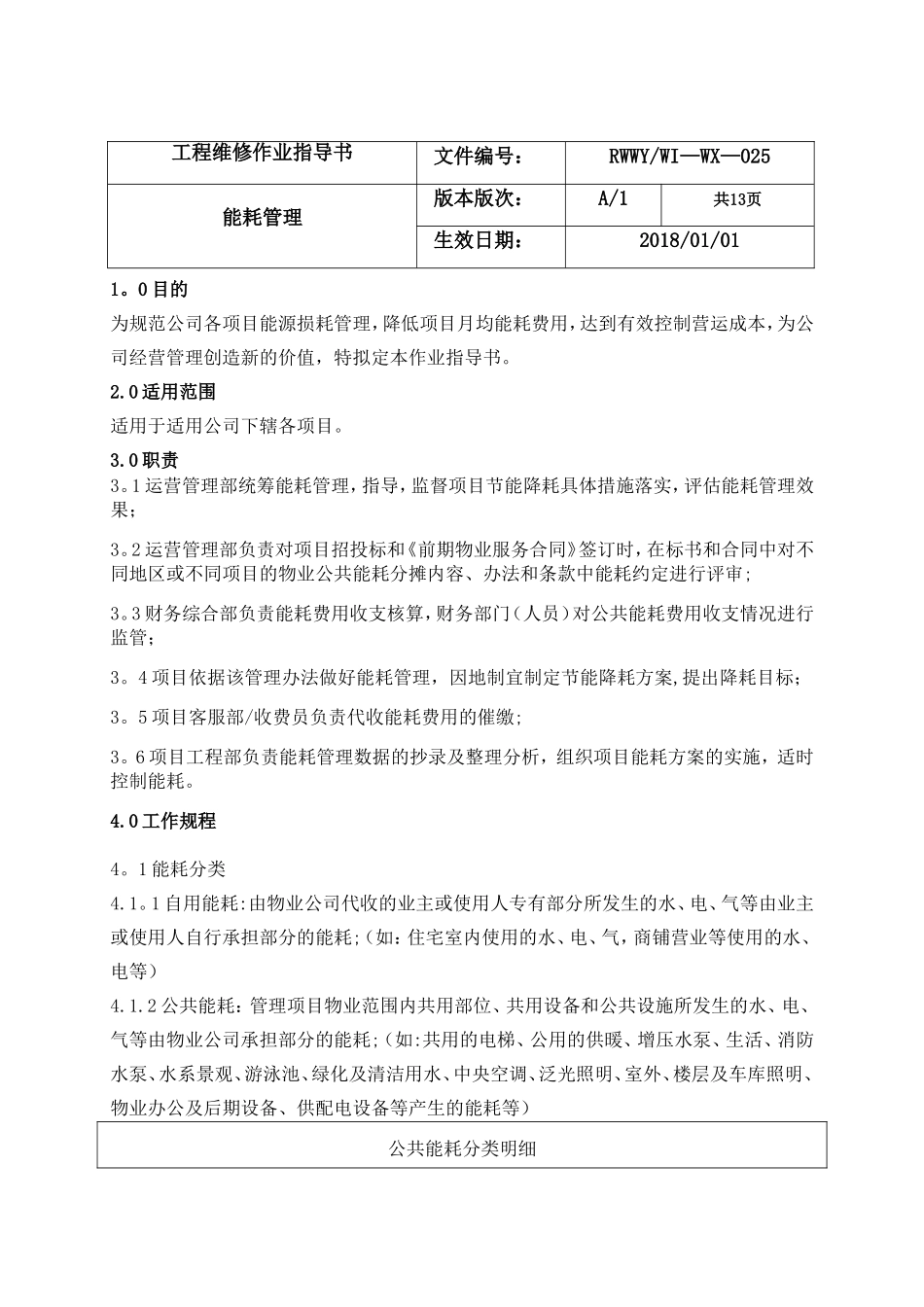 物业能耗管理制度.doc_第1页