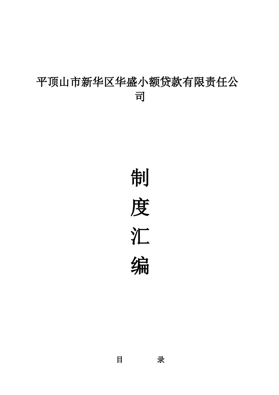 小额贷款公司制度(全套).docx_第1页