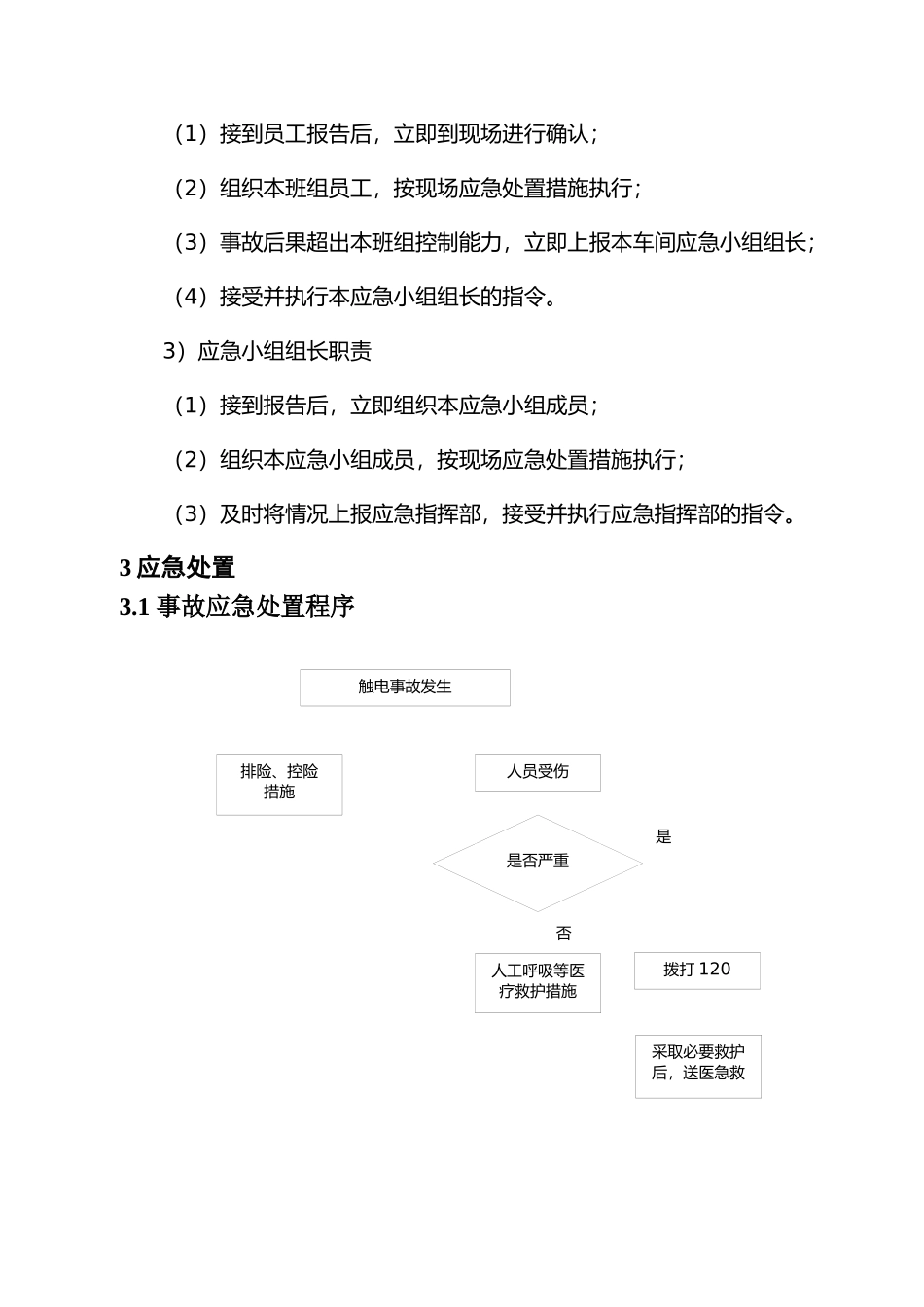 现场处置方案4、触电事故现场处置方案.docx_第3页