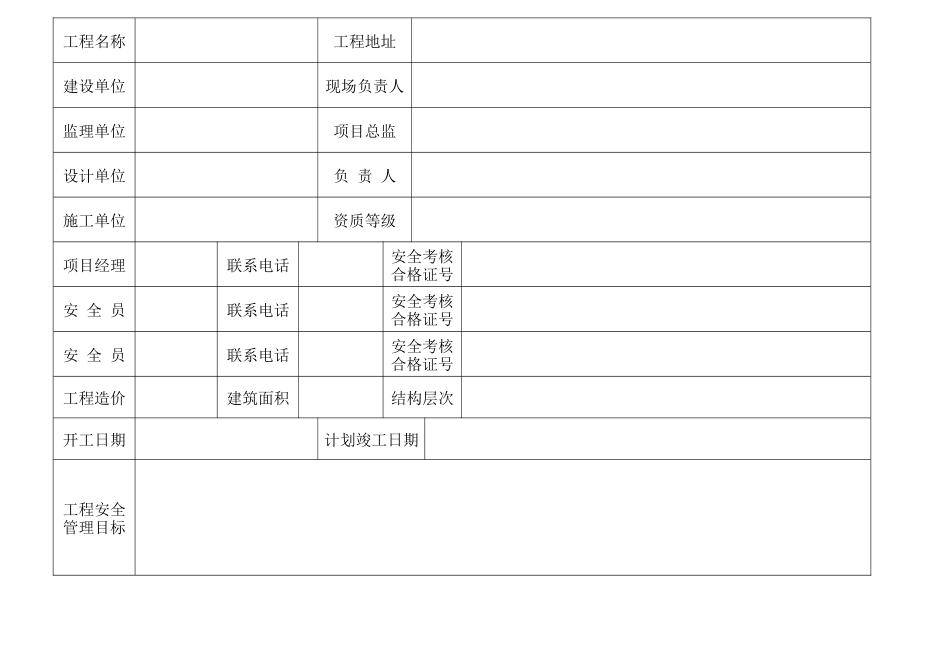 装修工程施工安全管理台帐.doc_第2页