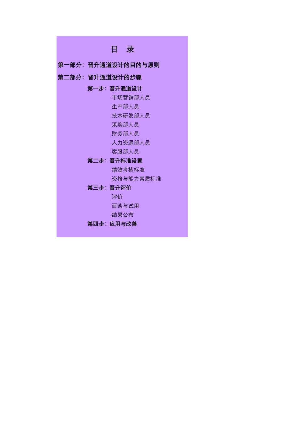 （方法）生涯规划—6、员工晋升通道如何设计（精细设计步骤） (2).xls_第1页