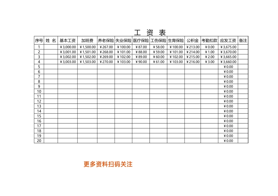 【工具】工资表—员工通用.xlsx_第1页