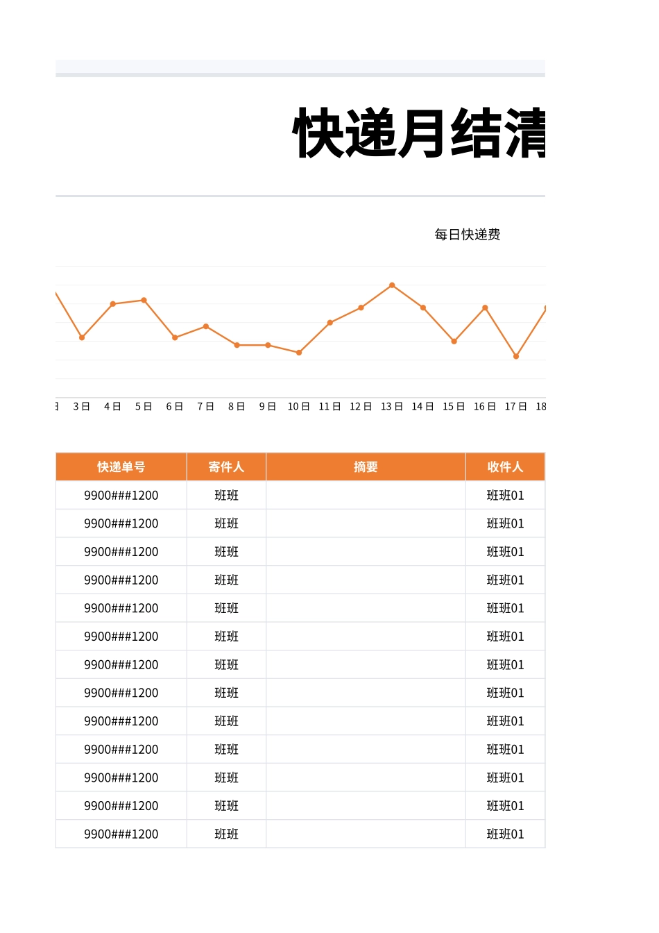 【行政数据】递费月结对账单.xlsx_第3页