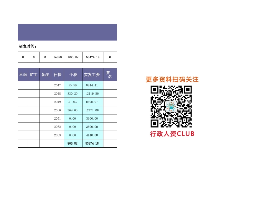 【工具】一键生成工资条-多种查询.xls_第2页