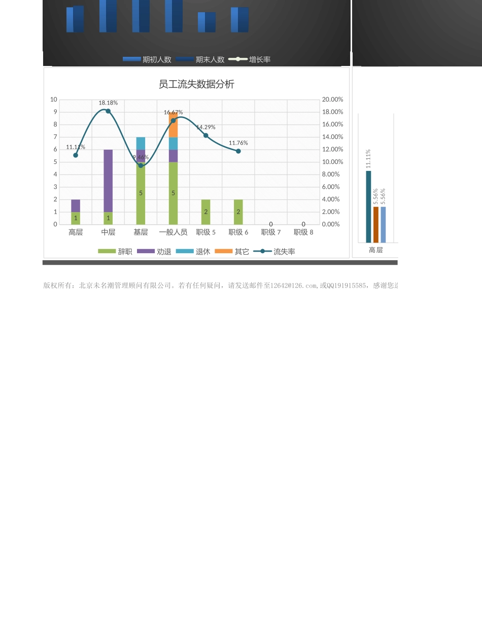 【人力资源管理工具】年度各职级人力资源流动分析工具（三张表格自动）.xlsx_第2页
