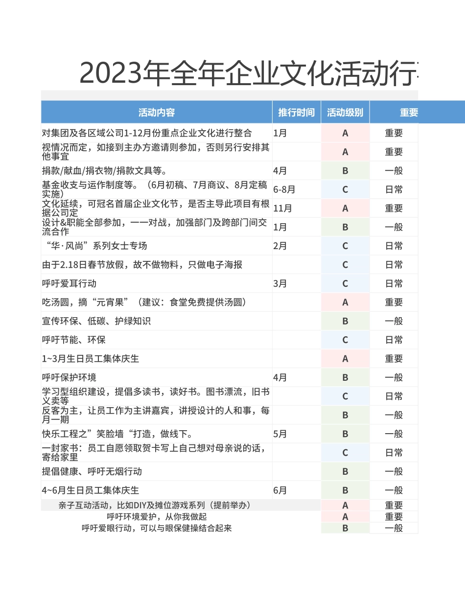 【全年行事历】小型公司活动全年活动行事历 (4).xlsx_第3页
