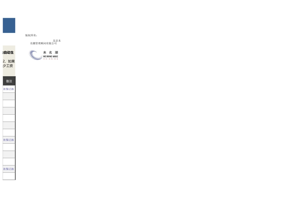 【薪酬福利管理工具】横版工资条生成工具 （2张表打印剪裁任一姓名）.xlsx_第3页