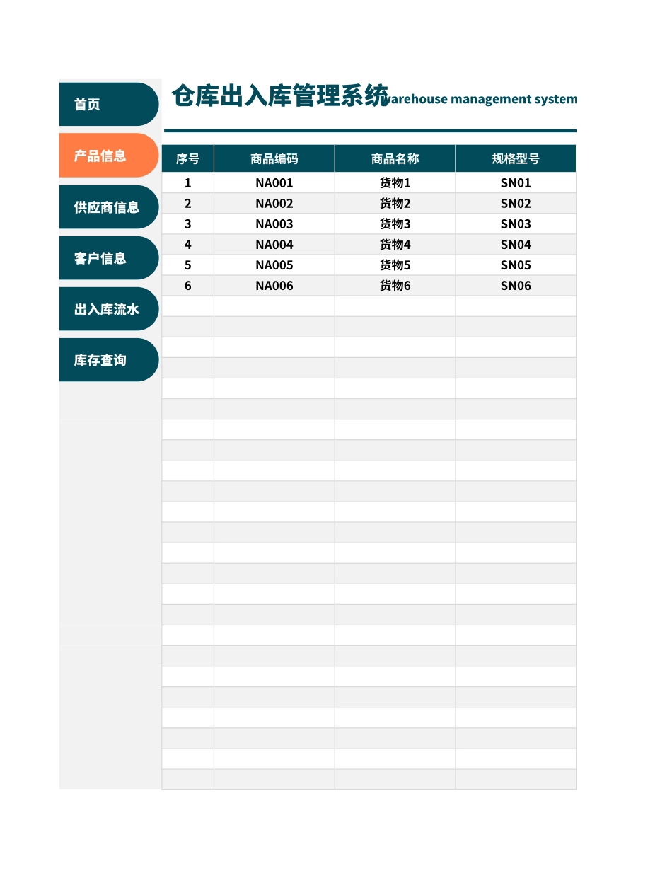 03-【管理表格】-02-仓库出入库管理系统 (2).xlsx_第3页